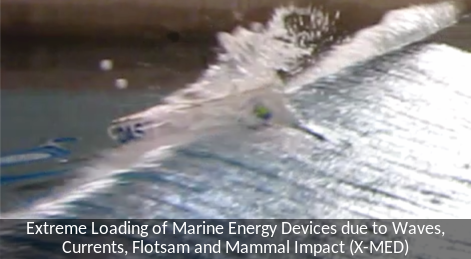 X-MED: Extreme Loading of Marine Energy Devices due to Waves, Currents, Flotsam and Mammal Impact