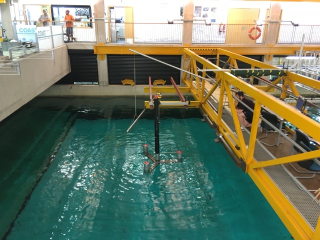 Hydrodynamic response of a floating offshore wind turbine (1st FOWT Comparative Study)